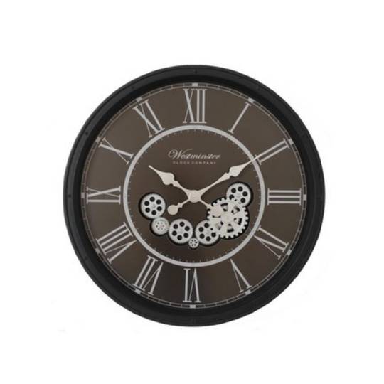 Westminster Wall Clock Black 76cm